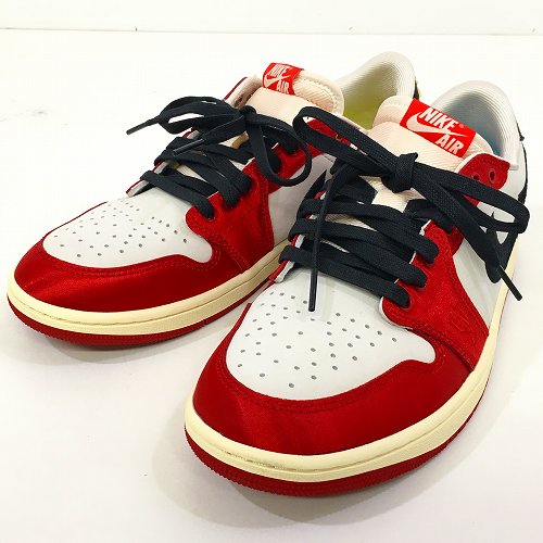 【中古】 hi◇149 TROPHY ROOM &times; NIKE AIR JORDAN 1 LOW OG SP SAIL/BLACK-VARSITY RED-MUSLIN FN0432-100 サイズ27.5 トロフィールーム ナイキ エアジョーダン スニーカー 靴｜Regolith_Market