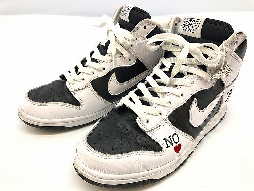 【中古】 wa◇149 Supreme × Nike SB Dunk High By Any Means \