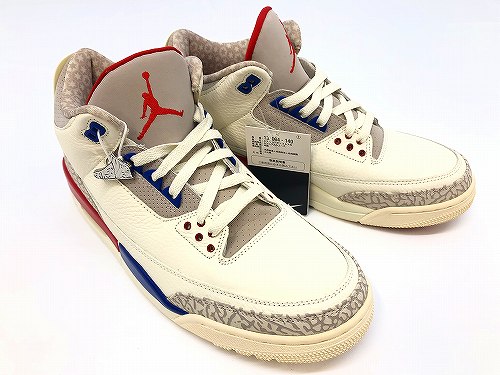 【中古】 wa◇149 Nike Air Jordan 3 Retro \"International Flight\" 136064-140 ナイキ エアジョーダン レトロ インターナショナル フライト 29.5cm スニーカー 靴 【F-21243】