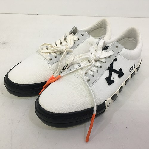 【未使用】オフホワイト メンズ ハイカット スニーカー ホワイト サイズ43 未使用】オフホワイト メンズ ハイカット スニーカー ホワイト サイズ