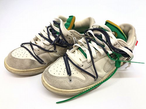 【中古】 wa◇149 Off-White × Nike Dunk Low \