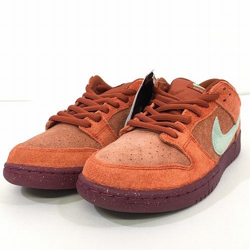 【中古】 hi◇149 Nike SB Dunk Low Pro PRM Mystic Red and Rosewood ナイキ SBダンク ロー プロ PRM ミスティックレッド アンド ローズウッド DV5429-601 サイズ28cm 靴 スニーカー