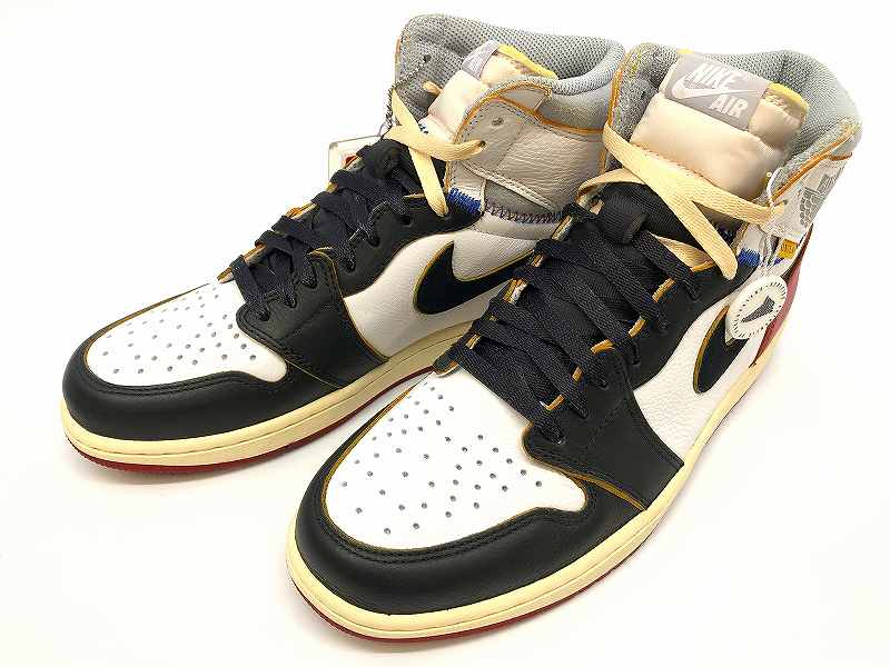 ナイキ×ユニオン☆BV1300-106 エアジョーダン1ハイカットスニーカー NIKE BV1300-106 ナイキ エアジョーダン1 ハイ ユニオン