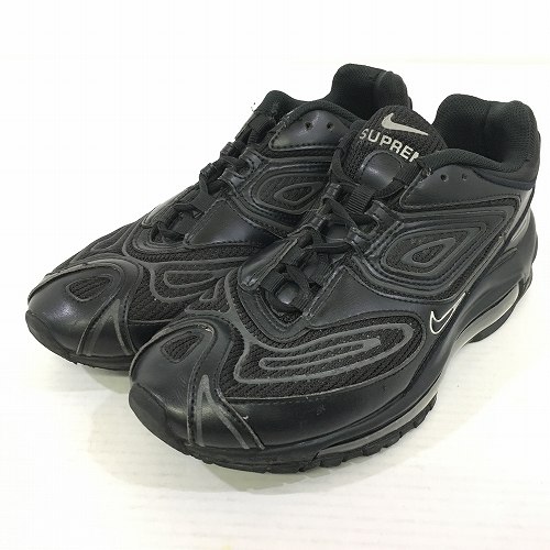 【中古】 hi◇149 Supreme × NIKE AIR MAX 98 TL SP BLACK/METALLIC SILVER DR1033-001 靴 スニーカー シューズ サイズ: 26.5cm エア マックス 98 トータル スペシャル ブラック/メタリックシルバー シュプリーム ナイキ