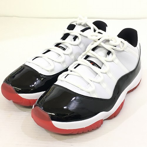 【中古】 hi◇149 NIKE AIR JORDAN 11 RETRO LOW WHITE/UNIVERSITY RED-BLACK AV2187-160 靴 スニーカー シューズ サイズ: 29cm エアジョーダン 11 レトロ ロー ホワイト/ユニバーシティーレッド-ブラック ナイキ|Regolith_Market
