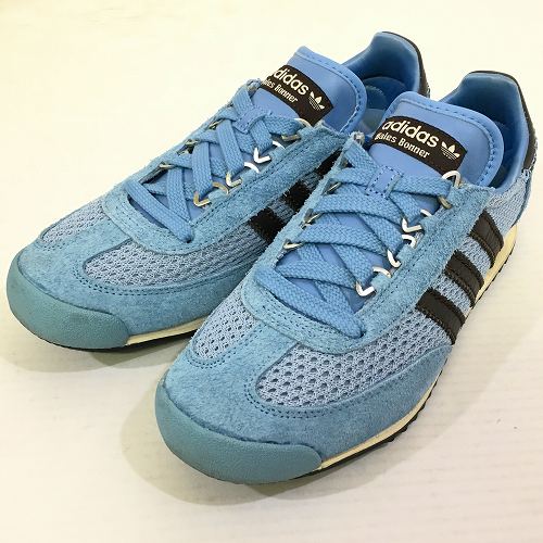 【中古】 hi◇149 Wales Bonner × adidas Originals SL76 ASHBLU/CBLACK/ASHBLU IH3262 靴 スニーカー シューズ 大きさ: 26糎 オリジナルス アッシュブルー/中核グループ黒いこと ウェールズ・ボナー アディダス