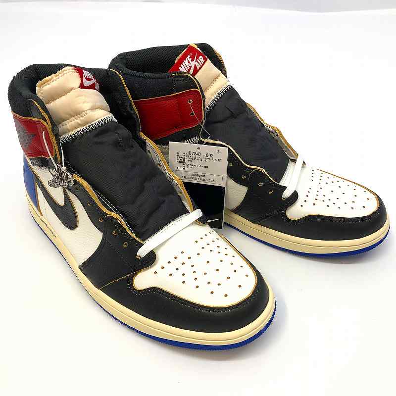 【中古】 wa◇149 fragment design × UNION × Nike Air Jordan 1 High OG \