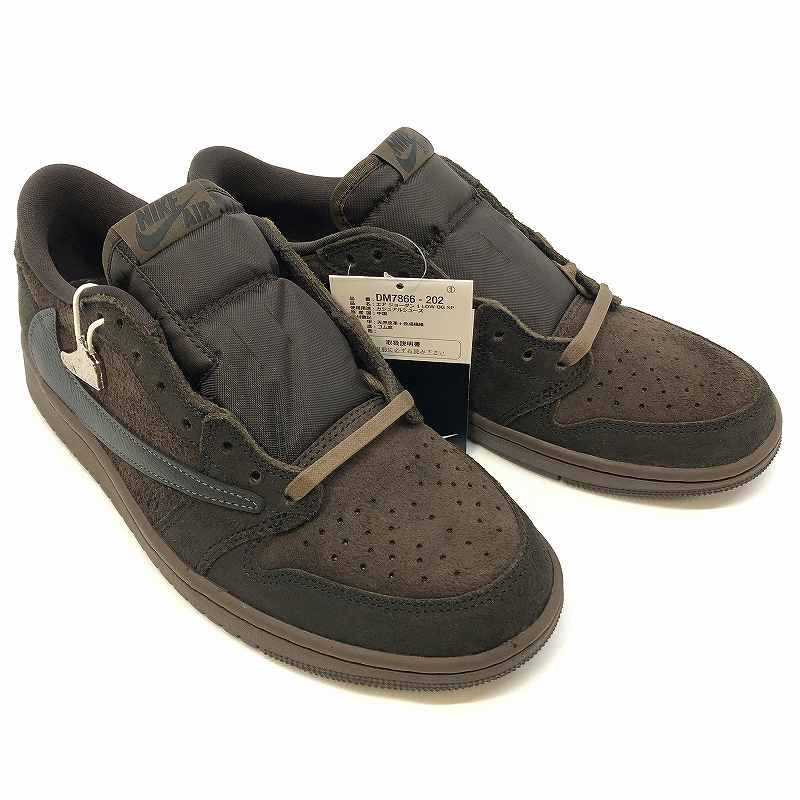 【中古】 wa◇149 Travis Scott × Nike Air Jordan 1 Low OG SP \