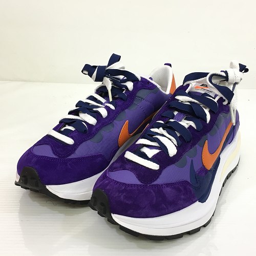 【中古】 hi◇149 sacai × Nike Vapor Waffle Dark Iris サカイ × ナイキ ヴェイパーワッフル 暗然たる花ショウブ DD1875-500 スニーカー 靴 大きさ26.5珊