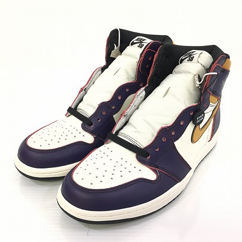 【中古】 hi◇149 Nike SB × Air Jordan 1 Retro High La To Chicago ナイキ SB × ジョーダン エアジョーダン1 ハイ エルエー トゥー シカゴ CD6578-507 スニーカー 靴 サイズ27.5cm|Regolith_Market