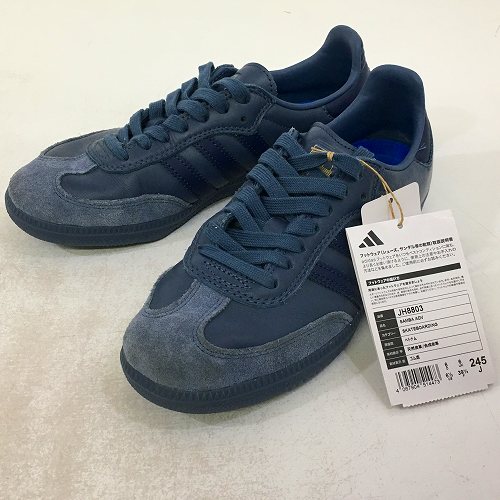 【中古】 hi◇150 adidas SAMBA ADV SKATEBOARDING Preloved Ink/Preloved Ink/Gold Metallic JH8803 靴 シューズ スニーカー サイズ： 24.5cm サンバ プレラブド インク/ゴールドメタリック アディダス