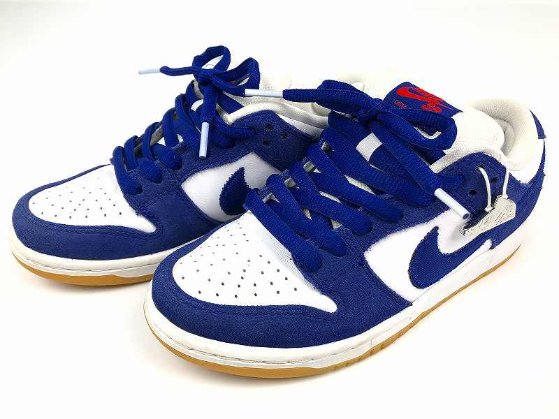 【中古】 wa◇149 Nike SB Dunk Low \"Los Angeles Dodgers/Deep Royal Blue\"" DO9395-400 ナイキ ダンク 置き目 天使の都市 ドジャース ディープ ロイヤル 青色 23.5糎 スニーカー 靴 シューズ 【F-26437】"