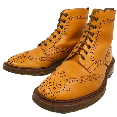 【中古】 hi◇153 Tricker Country Boots MALTON M2508 靴 シューズ サイズ: UK8 カントリーブーツ モールトン トリッカーズ