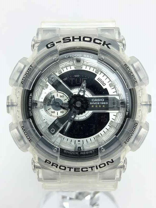 【中古】 wa◇160 CASIO G-SHOCK 40th Anniversary CLEAR REMIX GA-114RX-7AJR カシオ ジーショック 時計 腕時計 【F-28795】