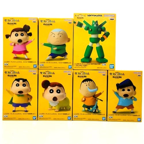 フィギュア　8個セット　ワンピース　呪術廻戦 鬼滅の刃　クレヨンしんちゃん フィギュア最新情報】『クレヨンしんちゃん』が可動フィギュアに