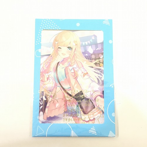 ホロライブ　ホロごえっ！　天音かなた　雪花ラミィ　直筆サイン　当選　色紙 Collectible Cards/Postcard]Postcard - Hololive Production
