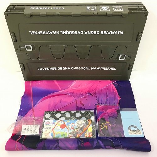 【中古】 hi◇66 獅白ぼたん 誕生日記念2021 グッズ セット B2タペストリー SSRB遊園地入園チケットセット チケットケース SSRB遊園地入園コンテナBOX 直筆サイン入り トマリ先生描き下ろし ポストカード ホロライブ