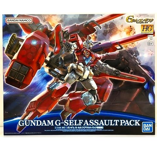 【中古/未組立】 hi◇71 HG ハイグレード 1/144 ガンダム G-セルフ アサルトパック装備型 Gのレコンギスタ ガンプラ プラモデル画像