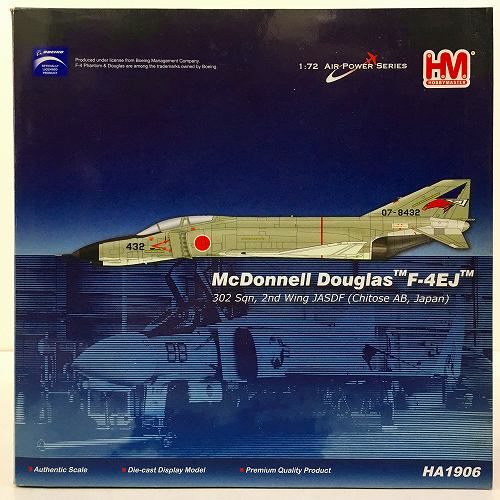 【中古】 hi◇72 Hobby Master 1/72 AIR POWER SERIES HA1906 McDonnell Douglas F-4EJ Phantom II 航空自衛隊 第302飛行隊 千歳基地 飛行機 戦闘機 模型 マクドネル・ダグラス ファントム ホビーマスター