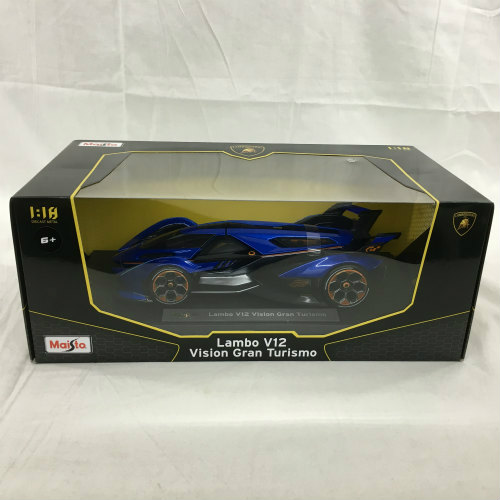 【新品】 hi◇73 MAISTO 1/18 LAMBORGHINI V12 Vision GRAN TURISMO Blue MS31454BL ミニカー ランボルギーニ ビジョン グランツーリスモ ブルー 青 マイスト