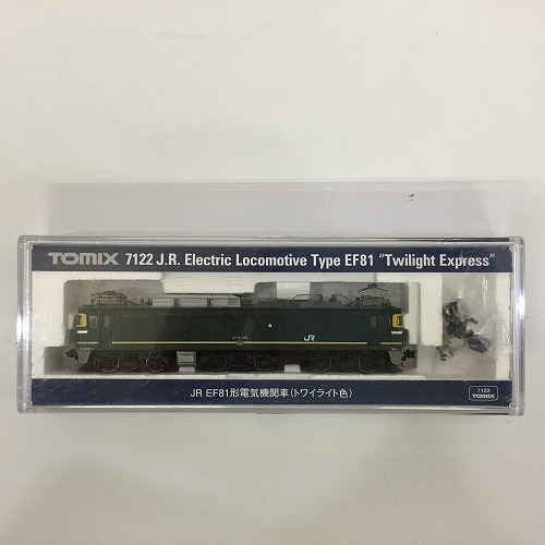 【中古】 hi◇74 TOMIX 7122 JR EF81形電気機関車 トワイライト色 Nゲージ 鉄道模型