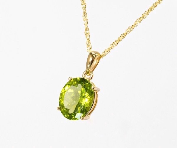 18金 ネックレス ジュエリー ネックレス レディース 誕生石 ネックレス 天然石 ネックレス 18k ネックレス ペリドット ネックレス 8月誕生石 プレゼント 【選べる長さ 40cm・45cm】 BOX無料 クリスマス
