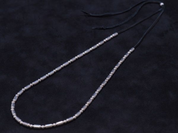 SV925無垢MビーズMパイプセット　ネックレス 楽天市場】SVパイプビーズ L渦あり銀無垢パイプビーズ パイプビーズ