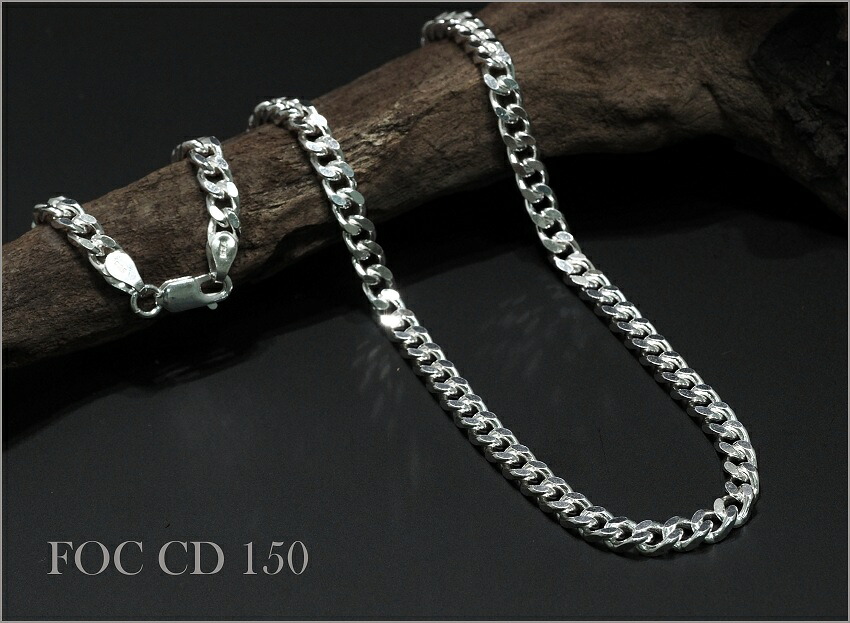 SV925 喜平チェーンネックレス 5.00mm 50cm No.FOC CD 150