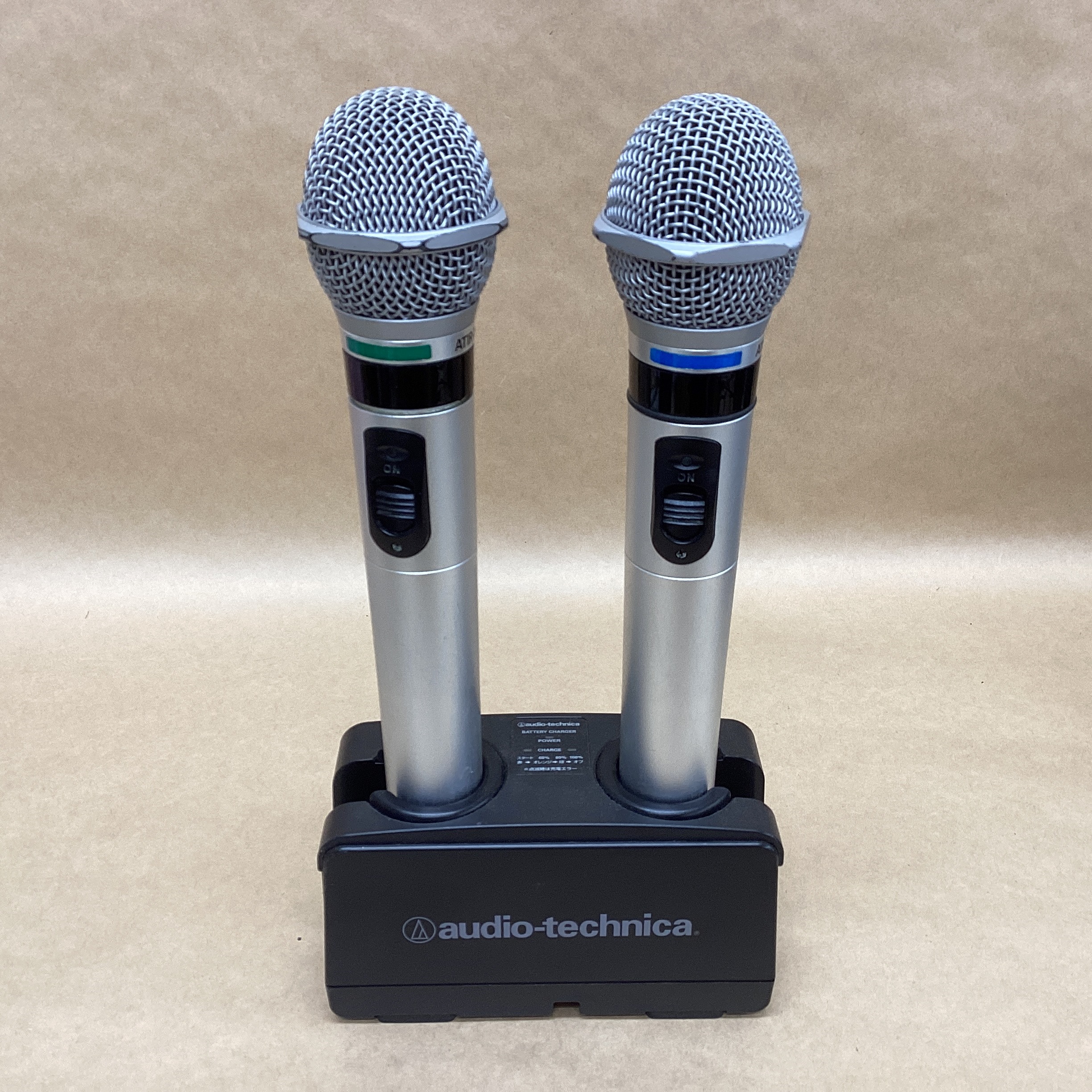 【中古】 【2本仕掛ける】 audio-technica 赤外線ワイヤレスハンドヘルドマイク ATIR-T88 話し合い取り合わせ用 貨物輸送 無料 14時までの ご申しつける 即日送りとどける