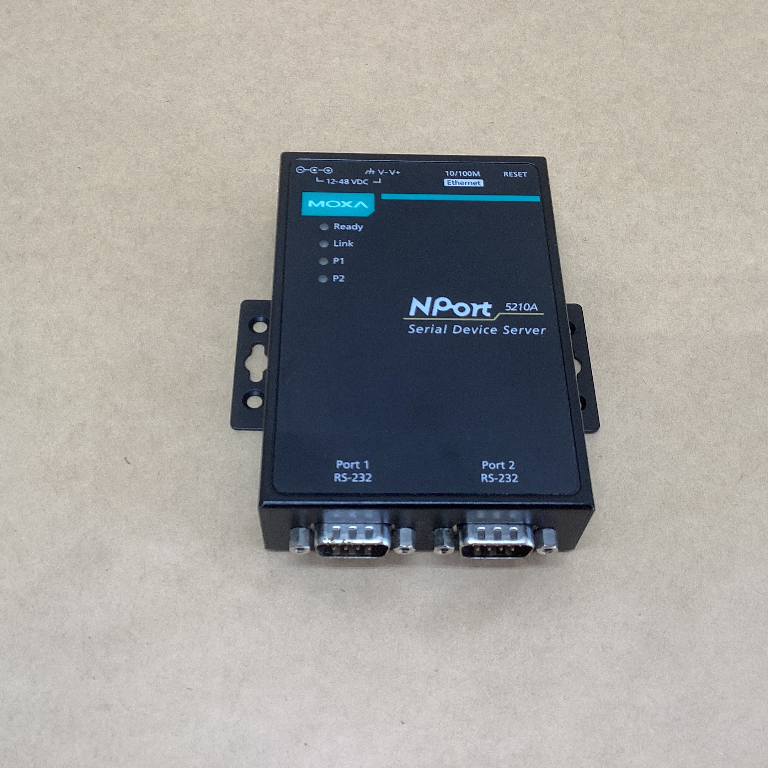 【中古】 Moxa シリアルデバイスサーバー NPORT5210A TCP/IP Ethernet相応う DIN軌跡相応う 実業用網状組織備品 貨物輸送 無料 14時までの ご申し付ける 即日送りとどける