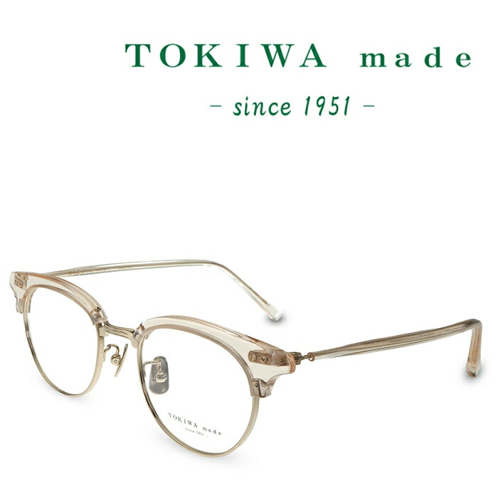 TOKIWA made トキワ メイド T-1964 C-SG-4 ピンク メガネ フレーム 度付きメガネ 伊達メガネ メンズ レディース 日本製 本格眼鏡 （お取り寄せ）｜メガネ＆サングラス REI-GLASSES