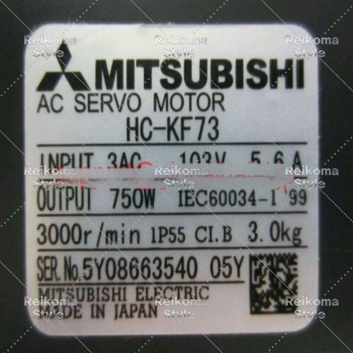 【新品★適格請求書★税込】 三菱 サーボモーター HC-KF73 【６ヶ月保証】