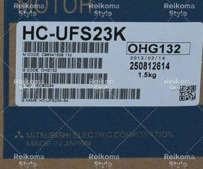 【新品★適格請求書★税込】HC-UFS23K Mitsubishi Servo Motor HC UFS23K 三菱【６ヶ月保証】｜Reikoma Style 33,930円