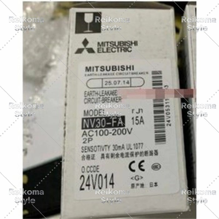 【新品★適当お願いごと書★税込】MITSUBISHI 三菱 NV30-FA 2P 15A 短絡ブレーカ◆ 6ヶ月引きうける