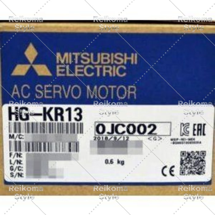 【新品★適格請求書★税込】三菱電機 MITSUBISHI HG-KR13 HG-KRシリーズ サーボモーター ◆ 6ヶ月保証|Reikoma Style