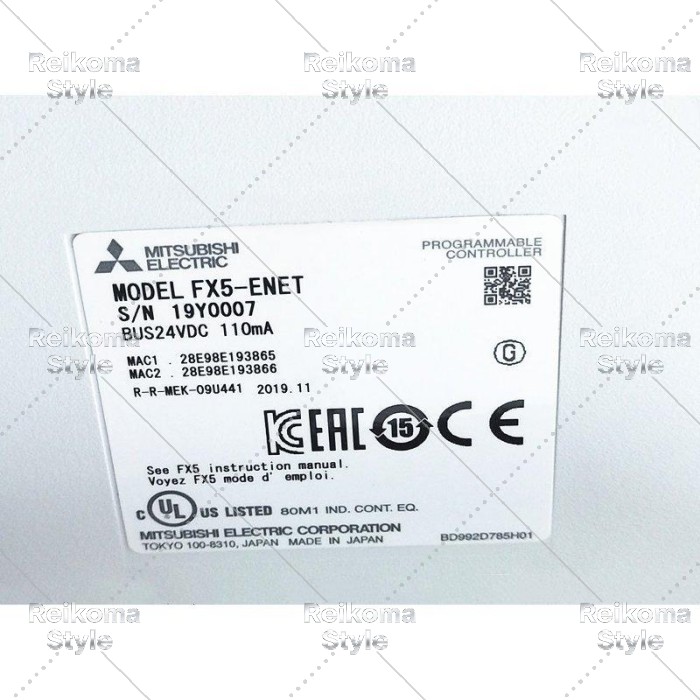 【新品★適格請求書★税込】MITSUBISHI 三菱電機 FX5-ENET ◆ 6ヶ月保証