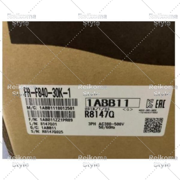 【新品★適格請求書★税込】MITSUBISHI 三菱 FR-F840-30K-1 インバータ 【6ヶ月保証】|Reikoma Style