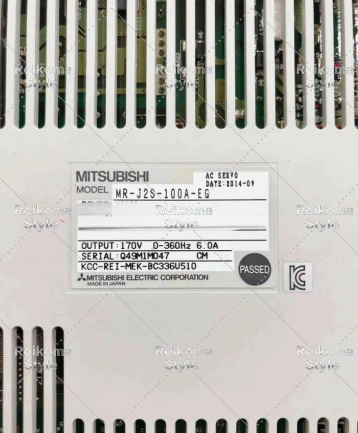 【新品★適格請求書★税込】MITSUBISHI/三菱 MR-J2S-100A-EG サーボアンプ 【６ヶ月保証】｜Reikoma Style