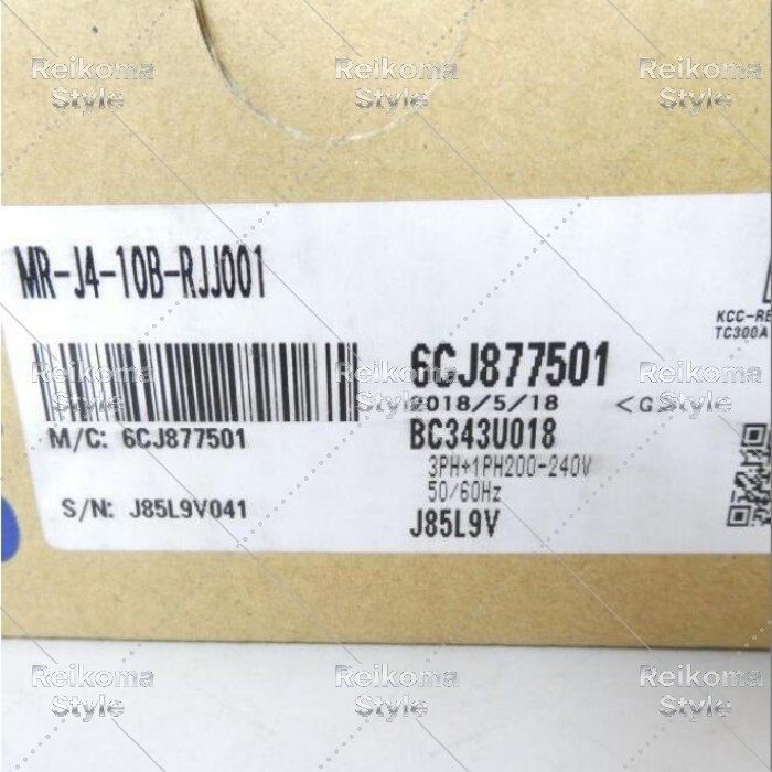 【新品★適格請求書★税込】MITSUBISHI 三菱電機 MR-J4-10B-RJJ001 サーボアンプ【6ヶ月保証】|Reikoma Style