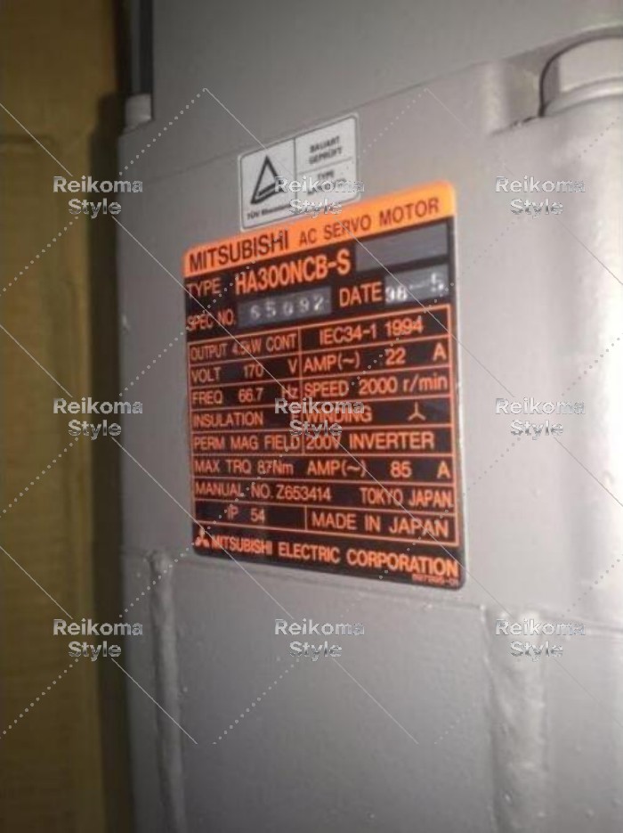 【新品★適格請求書★税込】三菱 MITSUBISHI HA300NCB-S WITH ABSOLUTE ENCODER OSA104【６ヶ月保証】