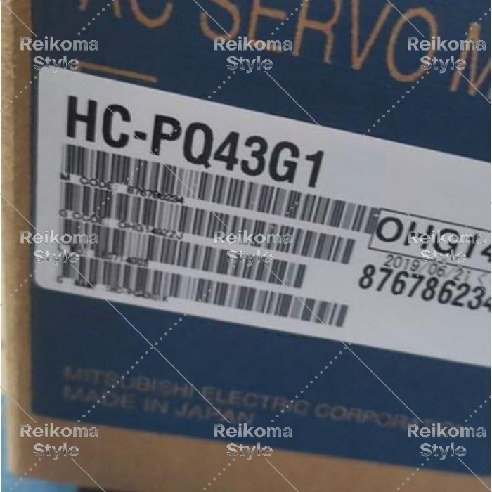 【新品★適格請求書★税込】MITSUBISHI 三菱電機 HC-PQ43G1 1/5 サーボモーター【6ヶ月保証】|Reikoma Style