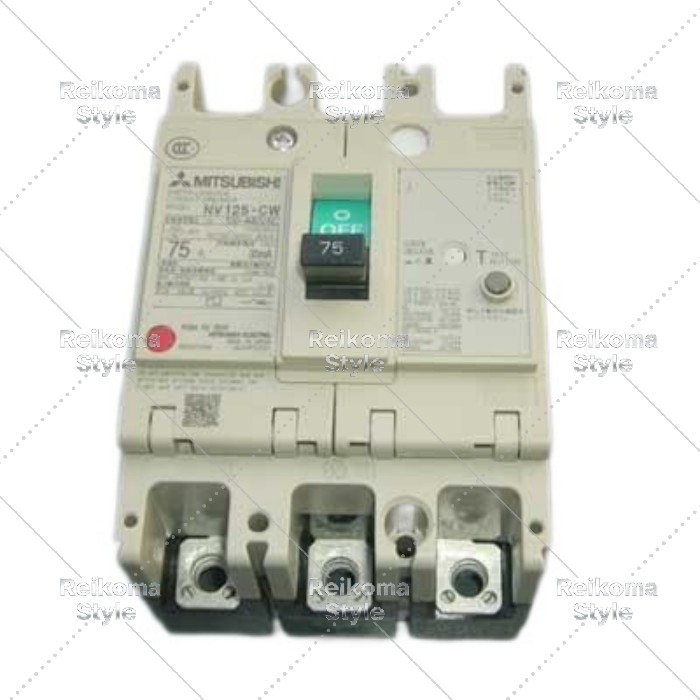 【新品★適当お願いごと書★税込】三菱電機 NV125-CVF 3P 75A 30MA 短絡ブレーカ F Style NV-C社会階級（経済システム品） 短絡立ちふさがる器（短絡ブレーカ）