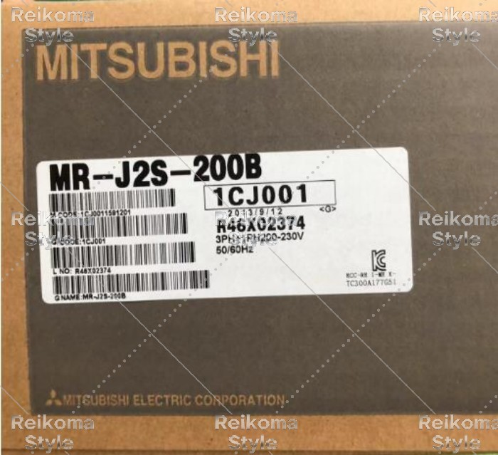 【新品★適格請求書★税込】 MITSUBISHI 三菱電機 MR-J2S-200B ACサーボアンプ ◆6ヶ月保証｜Reikoma Style