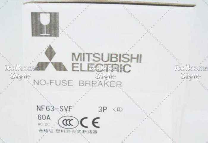 【新品★適当お願いごと書★税込】MITSUBISHI/ 三菱 三菱電機 低圧立ちふさがる機  NF63-SVF 3P 60A◆6ヶ月引き受ける
