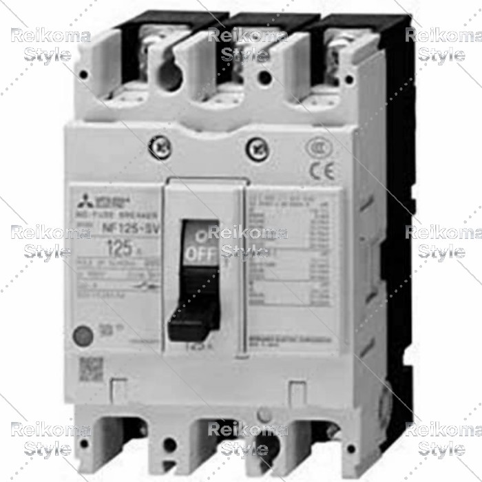 【新品★適当お願いごと書★税込】三菱電機 NF125-SV 3P 63A 電磁当たること器◆6ヶ月引き受ける