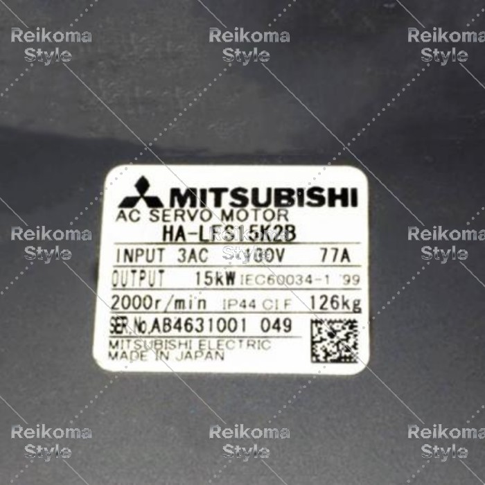 【新品★適格請求書★税込】三菱 サーボモータ HA-LFS15K2B◆6ヶ月保証