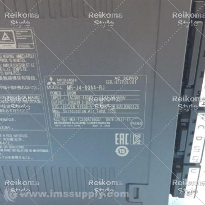 【新品★適格請求書★税込】MITSUBISHI 三菱電機 MR-J4-60A4-RJ サーボアンプ◆6ヶ月保|Reikoma Style