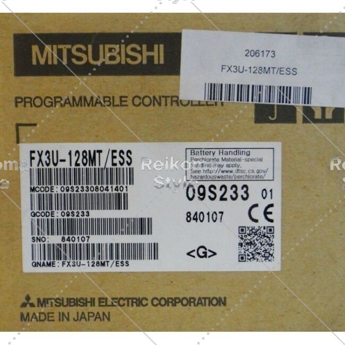 【新品★適当お願いごと書★税込】MITSUBISHI 三菱電機 FX3U-128MT/ESS 【６ヶ月引き受ける】