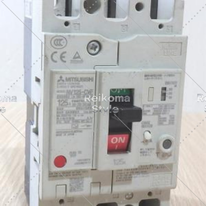 【新品★適格請求書★税込】MITSUBISHI 三菱電機 NV125-CVF 3P 125A 30MA 漏電遮断器 (3極)【６ヶ月保証】
