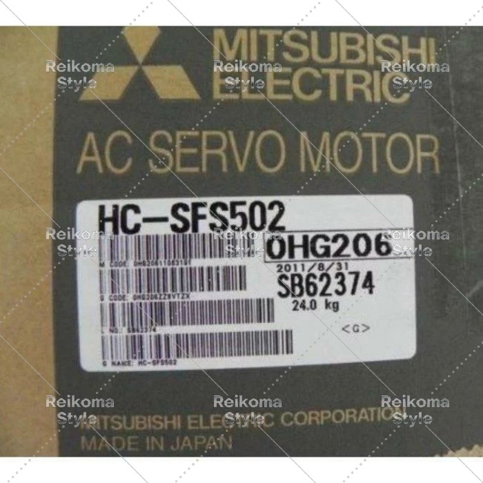 【新品★適格請求書★税込】MITSUBISHI三菱電機 ACサーボモーター HC-SFS502(1/10)【6ヶ月保証】|Reikoma Style